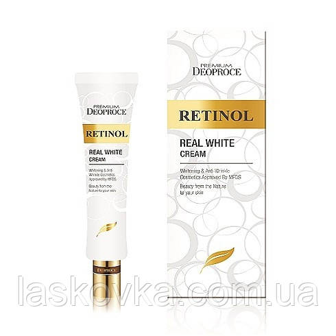 Крем із ретинолом для повік і носо-губних складок Deoproce premium retinol real, фото 1