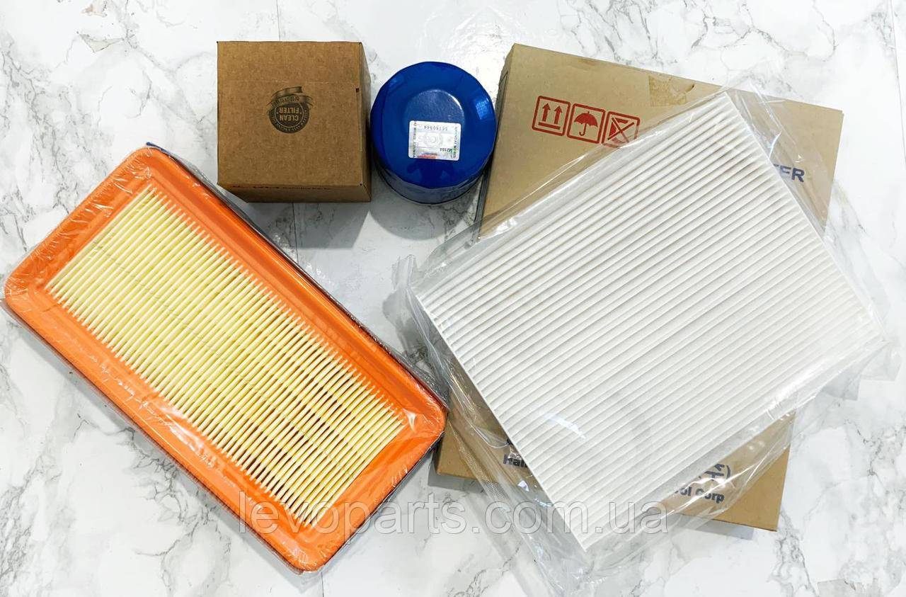Комплект фільтрів Hyundai Accent MC 1.4 1.6 2006-2010 (Хюндай Акцент) оливний, повітряний, салон, фото 1