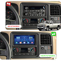 Штатна магнітола Lesko для Chevrolet Silverado II (GMT900) 2007-2013 10" 4/32Gb 4G Wi-Fi GPS Top Шевроле, фото 4