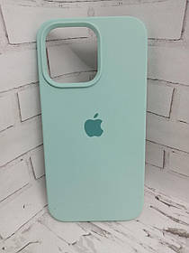 Чохол на iPhone 13 Pro накладка бампер протиударний Original Soft Case Sea blue