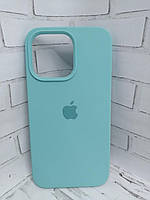 Чехол на iPhone 13 Pro накладка бампер противоударный Original Soft Case Turquoise