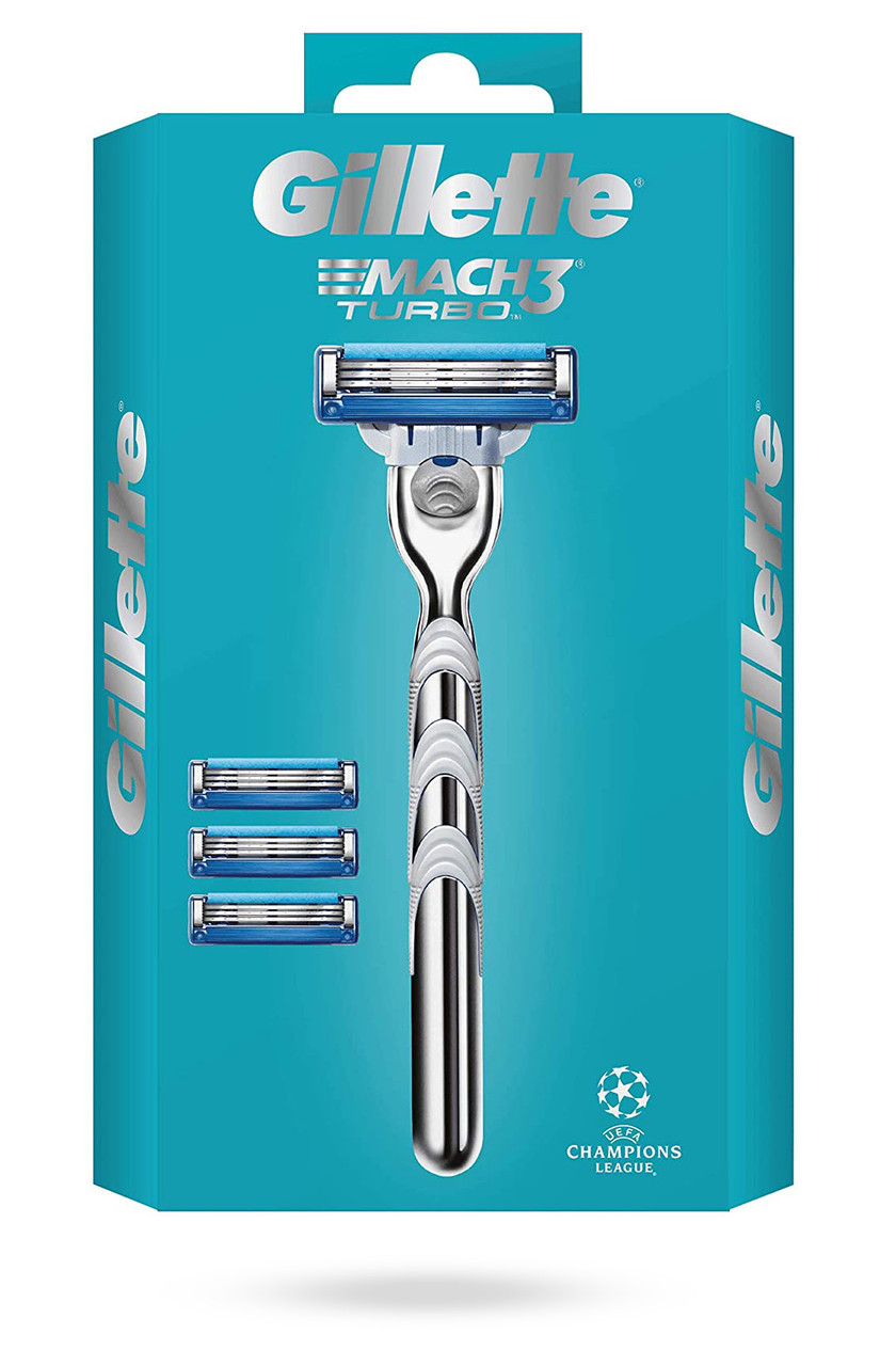 Станок Gillette Mach3 Turbo 1 картридж Original 01247