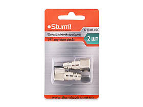 Швидкознімний перехідник 1/4 для кракопультів, 2 шт Sturm 1710-01-02C (читувати опис)