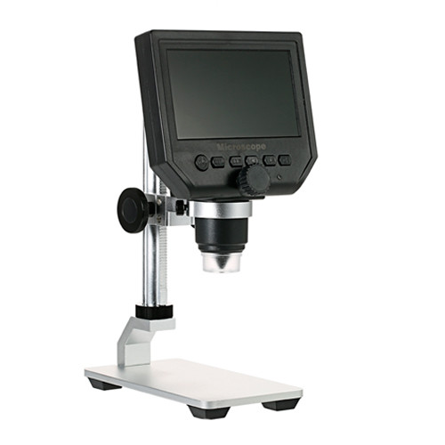 Мікроскоп цифровий з 4.3 РК на штативі, 1050мАг, MicroSD, 3.6Мп, 1-600X, G600