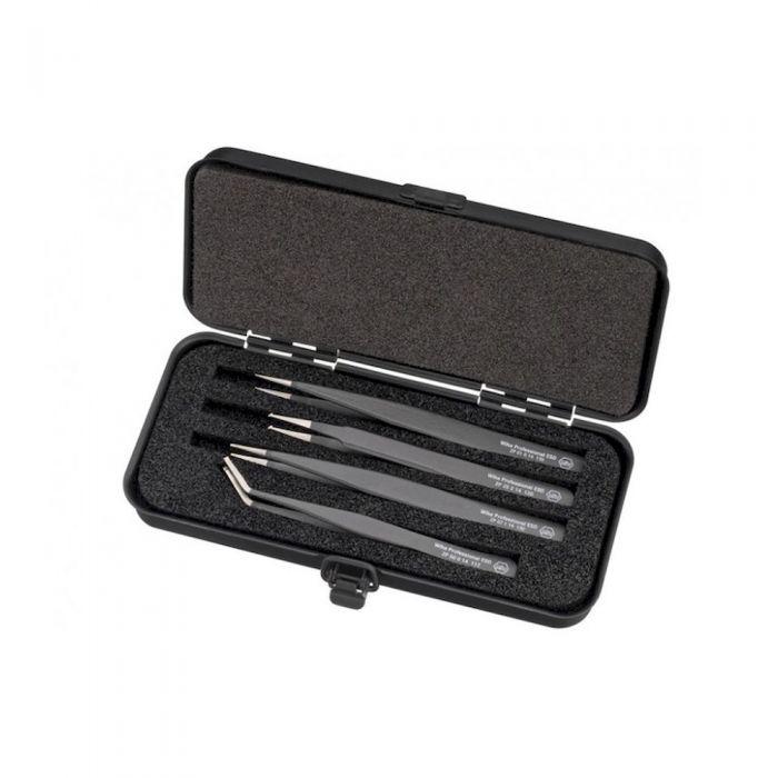 Набір пінцетів SMD Professional ESD (4 предмети), серія ZP99014002