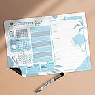 Магнітний планер спортивний A3  Блакитний/Blue, ENG, фото 3