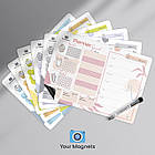 Магнітний планер спортивний A3  Лавандовий/Lavender, ENG, фото 4