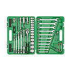 Набір інструментів Intertool 1/4" і 1/2" 77ед 4-32 мм ET-6077SP, фото 2