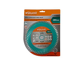 Диск алмазний Turbo Wave 180x22 мм Sturm 5170304 (читайте опис)