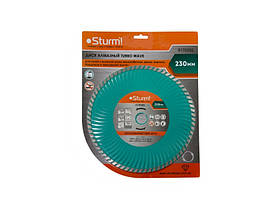 Диск алмазний Turbo Wave 230x22 мм Sturm 5170305 (читайте опис)