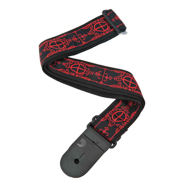 Ремінь для гітари D'ADDARIO 50A12 NYLON WOVEN GUITAR STRAP (VOODOO)