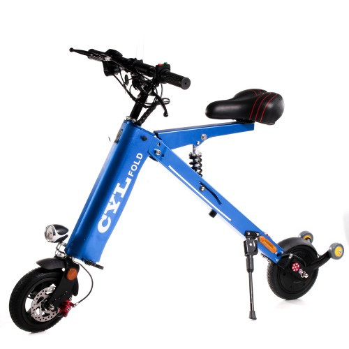 Електровелосипед двоколісний для дорослих і підлітків ЕМ14 30-50 км/год запас ходу 31-60 км синій + Подарунок