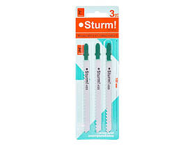 Пилки для лобзика для металу Sturm 9019-01-100x3-HSS-7 (зчитувати опис)