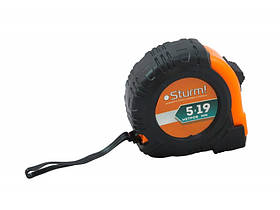 Рулетка гумова з магнітом, 5 мХ19 мм, Sturm! 3100402 (зчитувати опис)