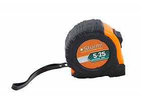 Рулетка гумова з магнітом, 5 мХ25 мм, Sturm! 3100403 (читувати опис)