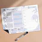 Магнітний планер спортивний A3  Лавандовий/Lavender, ENG, фото 3