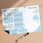 Магнітний планер спортивний A3  Блакитний/Blue, UA, фото 2