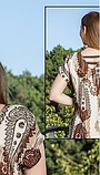 Повсякденна штапельна сукня Туреччина принт Турецькі огірки, фото 2