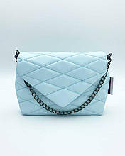Жіноча сумка Шейла 24*16*7 см блакитна екошкіра