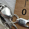 Срібний комплект ланцюжок плетіння бісмарк з підвіскою Святий Миколай Чудотворець, фото 6