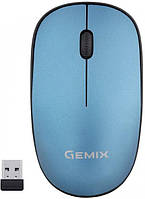 Мышь компьютерная беcпроводная Gemix GM-195 Blue