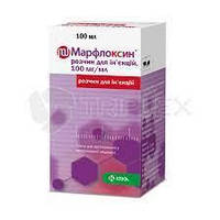 Марфлоксин 10% антибактериальный инъекционный 100мл (марбофлоксацин) КRКА