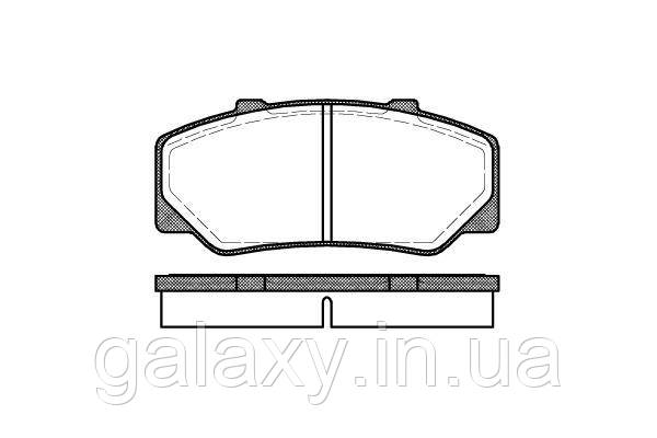 Гальмівні колодки передні Volvo 740 760 780