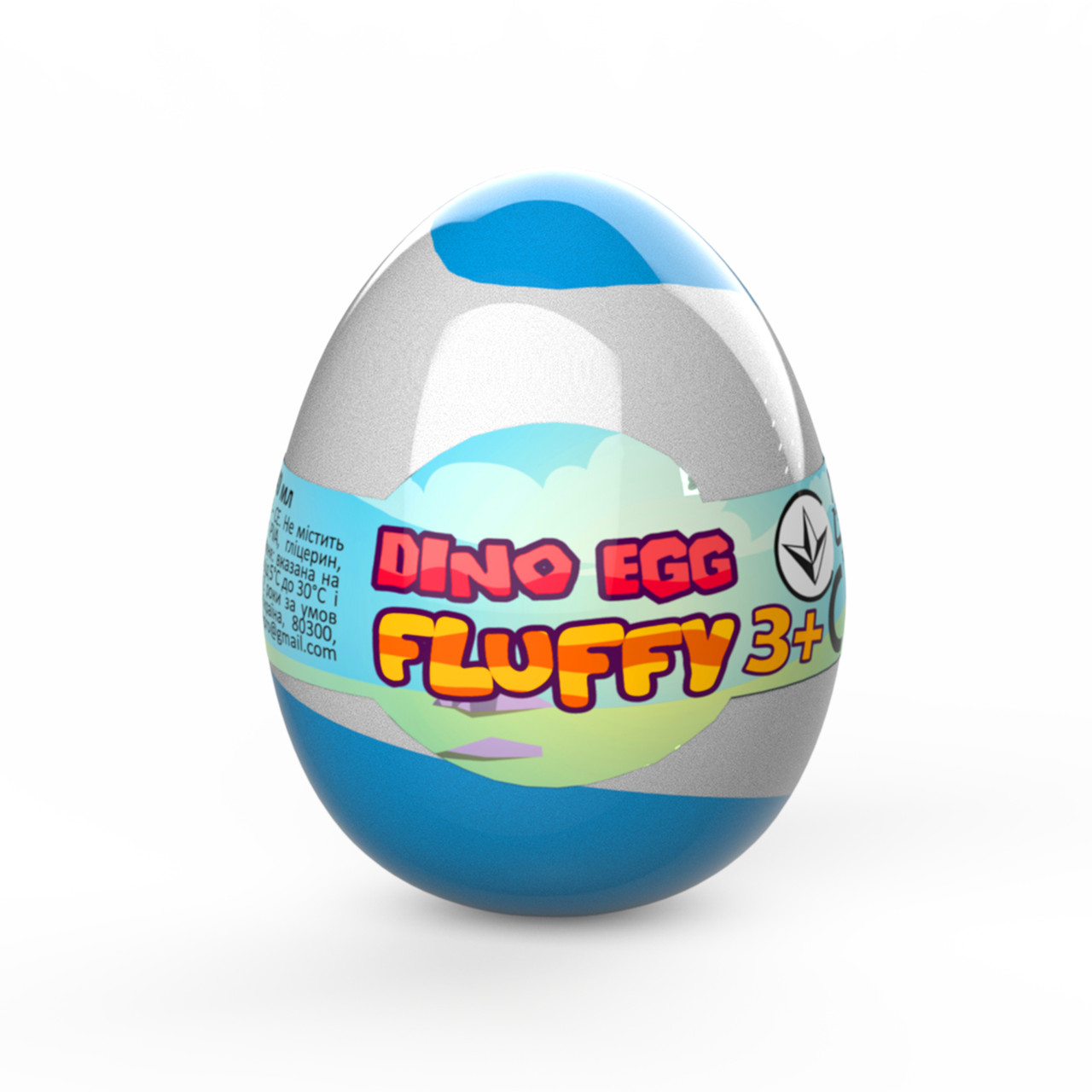 Лізун Флаффі Fluffy Egg Color Magic ТМ Lovin, 40 мл, укр., ЦІНА ЗА 1ШТ, в яйці 6см