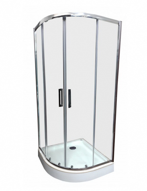 Душова кабіна VERONIS KN-3 100x100 см, піддон низький, скло прозоре