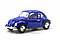 Модель легкова Kinsmart Volkswagen Beetle (1967) 5'' KT5056W метал інерційна машинка для дітей Кінсмарт, фото 5