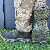 Тактичні берци з нубука, оливкового кольору, фото 3