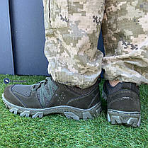 Тактичні берци з нубука, оливкового кольору, фото 5