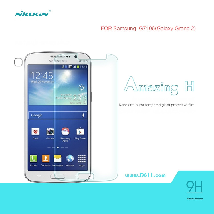 Скло захисне Nillkin Glass Screen (H) для Samsung Galaxy Grand 2 Duos (G7102)