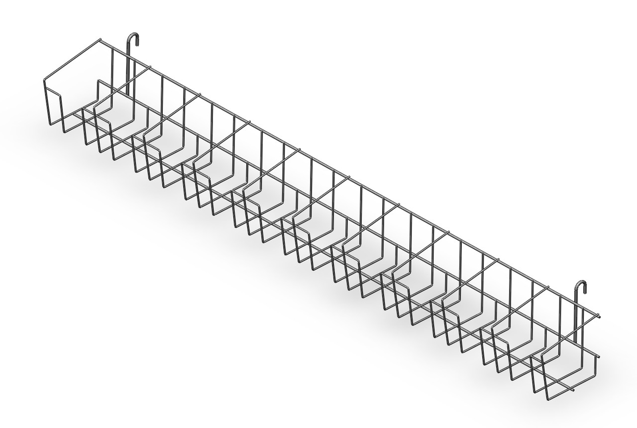 Полиця для насіння (ширина 900 мм), біла