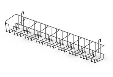 Навісна полиця під насіння (700 мм), біла