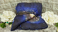 Ковдра двоспальний розмір 180х210 см тканина полікотон наповнювач штучна овчина О-1064
