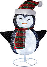 Освітлені різдвяні прикраси у вигляді пінгвінів