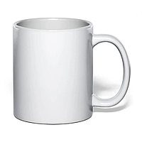 Чашка керамічна біла 330 мл для нанесення зображення Black ORCA-Преміум+ (36 шт.)