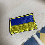 №6 Шеврон прапор звичайний 3*4,5 см, фото 2