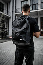 Рюкзак чоловічий жіночий міський спортивний Nike чорний Портфель молодіжний модний Найк Сумка