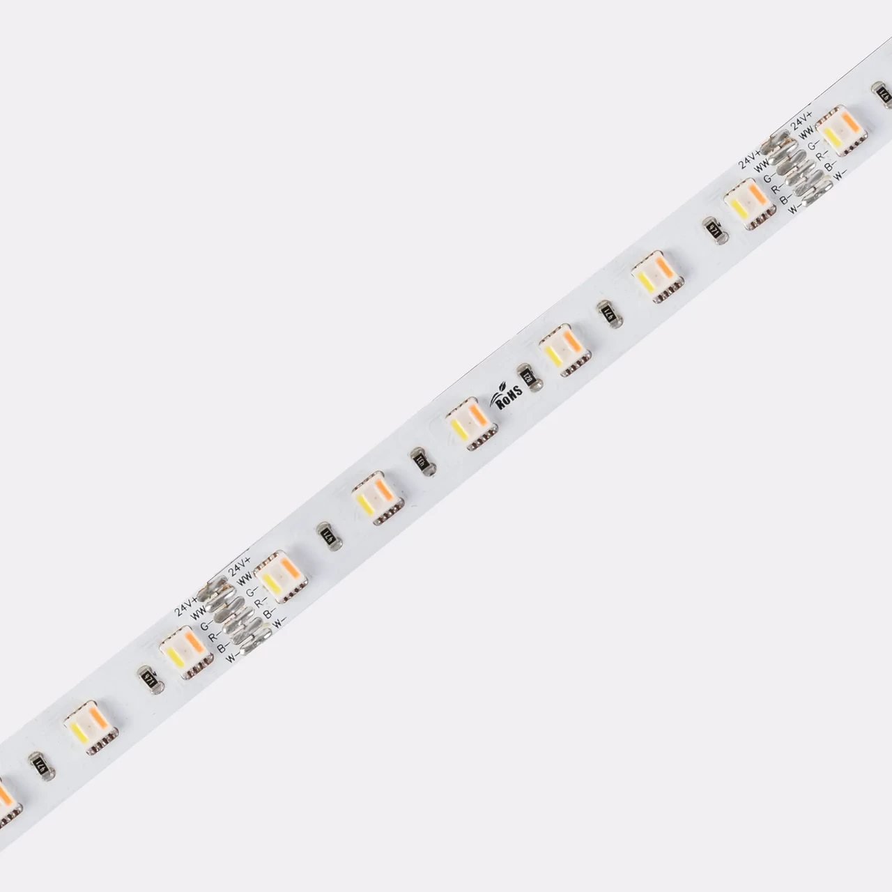 Світлодіодна стрічка COLORS, 24V, 60 led/m, 18W, IP33, RGB+2700⇄6500K (D560RGBLWW-24V-12mm), фото 1