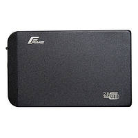 Зовнішня кишеня Frime SATA HDD/SSD 2.5", USB 2.0, Metal, Black (FHE60.25U20)