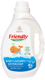 Органічний рідкий пральний порошок Friendly Organic фрукти 2000 мл. (40 циклів прання)