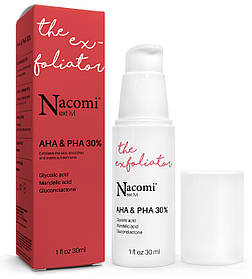 Пілінг-сироватка з кислотами Nacomi Next Level AHA&PHA 30%, 30 ml.