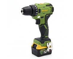 Безщітковий акумуляторний шуруповерт Procraft PA18BL (12V,  4,0 Ач)