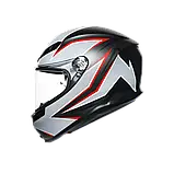 Мотошлем  AGV K6 Flash Matt Grey/Red, фото 3