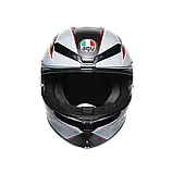 Мотошлем  AGV K6 Flash Matt Grey/Red, фото 5