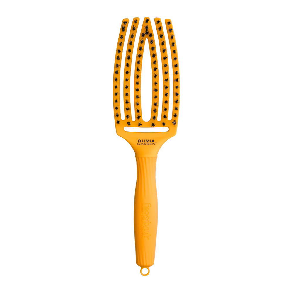 Щітка для волосся Olivia Garden Finger Brush Combo Medium SunFlower, фото 1