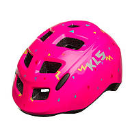 Велосипедний дитячий шолом KLS ZIGZAG S 50-55 см Рожевий