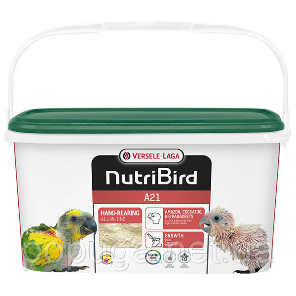 Суміш для ручного вигодовування птахів Versele-Laga Nutri Bird A21 For Baby Birds, 3кг, фото 1